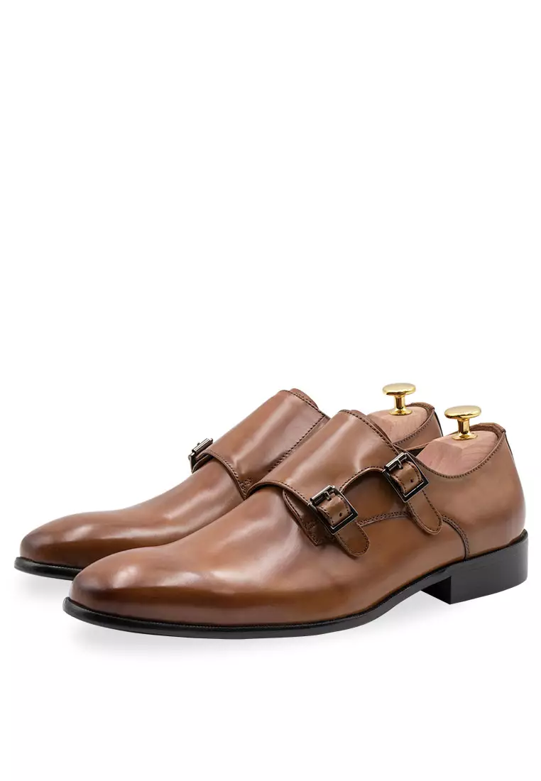 Buy Arden Teal Gallegos Chestnut Double Monk 2024 Online ZALORA