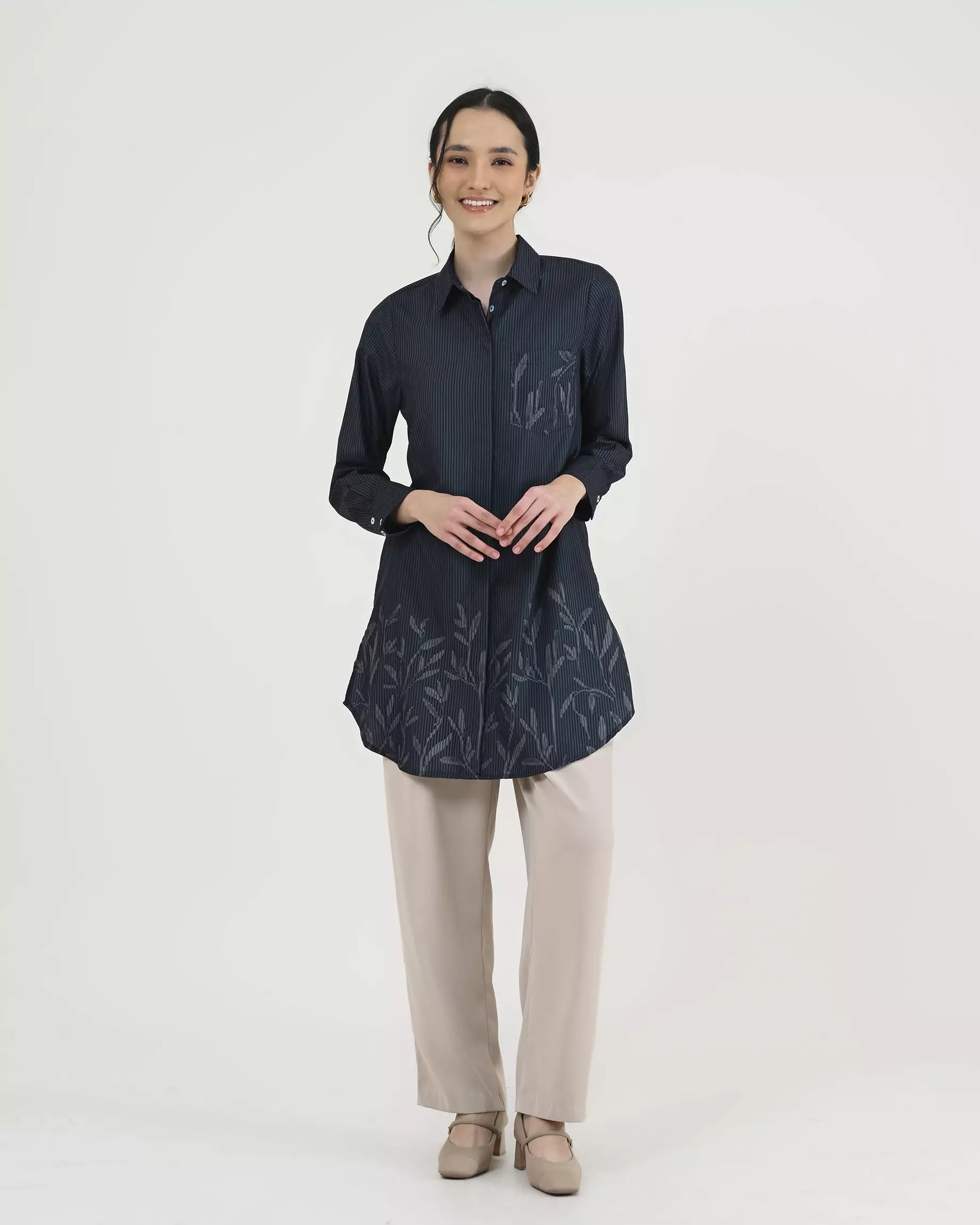 Geulis.id ADINNE TUNIC - Midnightblue