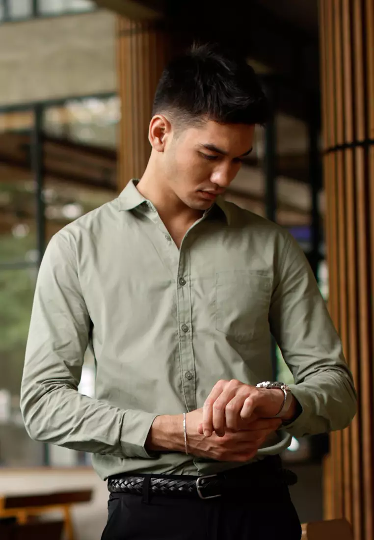 Oxcon Long Sleeve Business Shirt soft cotton Bamboo