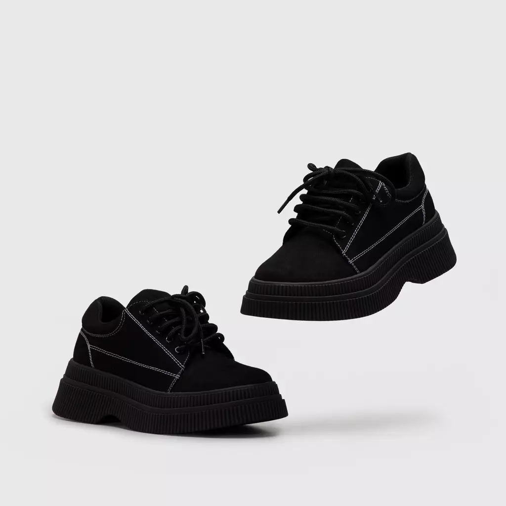 Latizia Platform Sneakers Black