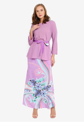 Carlina Batik Set from Masterpiece By Masrina Abdulla in Purple