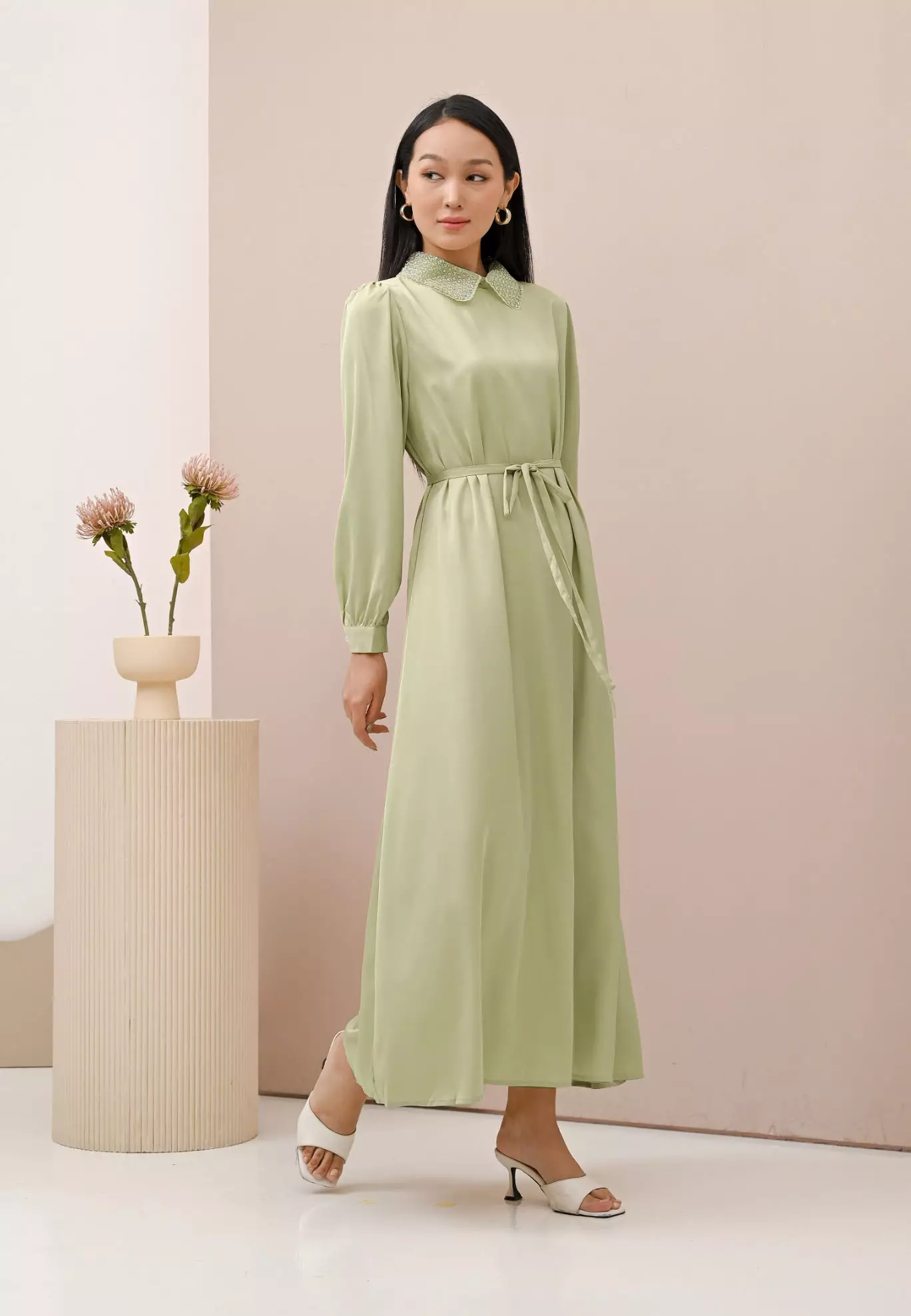 Jade Dress - Matcha