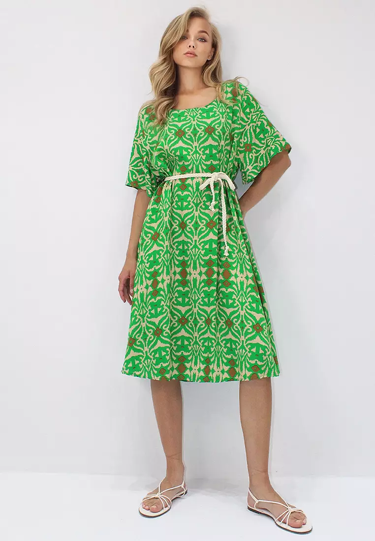 Viscose Midi Dress