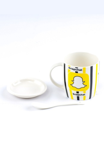 Newage Newage 400ML Mug Sets / Drink Mug / Mug with Top and Spoon / Coffee Mug / Gift Set / Set Cawan Tahan Panas - Google / Snapchat / Instagram / Youtube / Twitter / Whatsapp 92482HL2ADCFD7GS_1