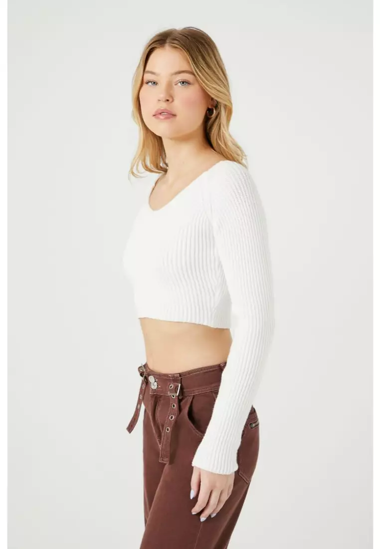 Ribbed knit sweater forever 21 hotsell