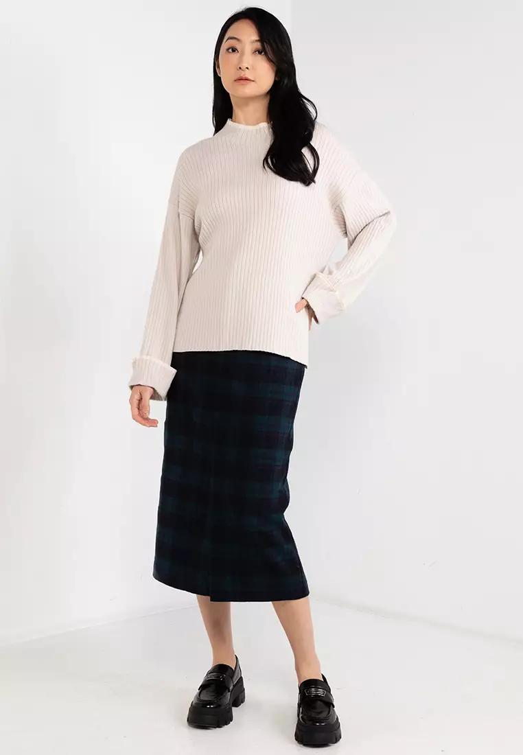 Plaid skirt zalora outlet