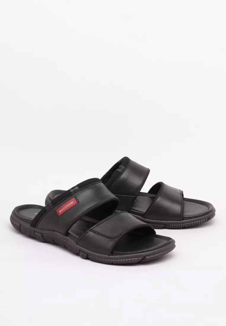 Buccheri Alvino Sandals Pria Black