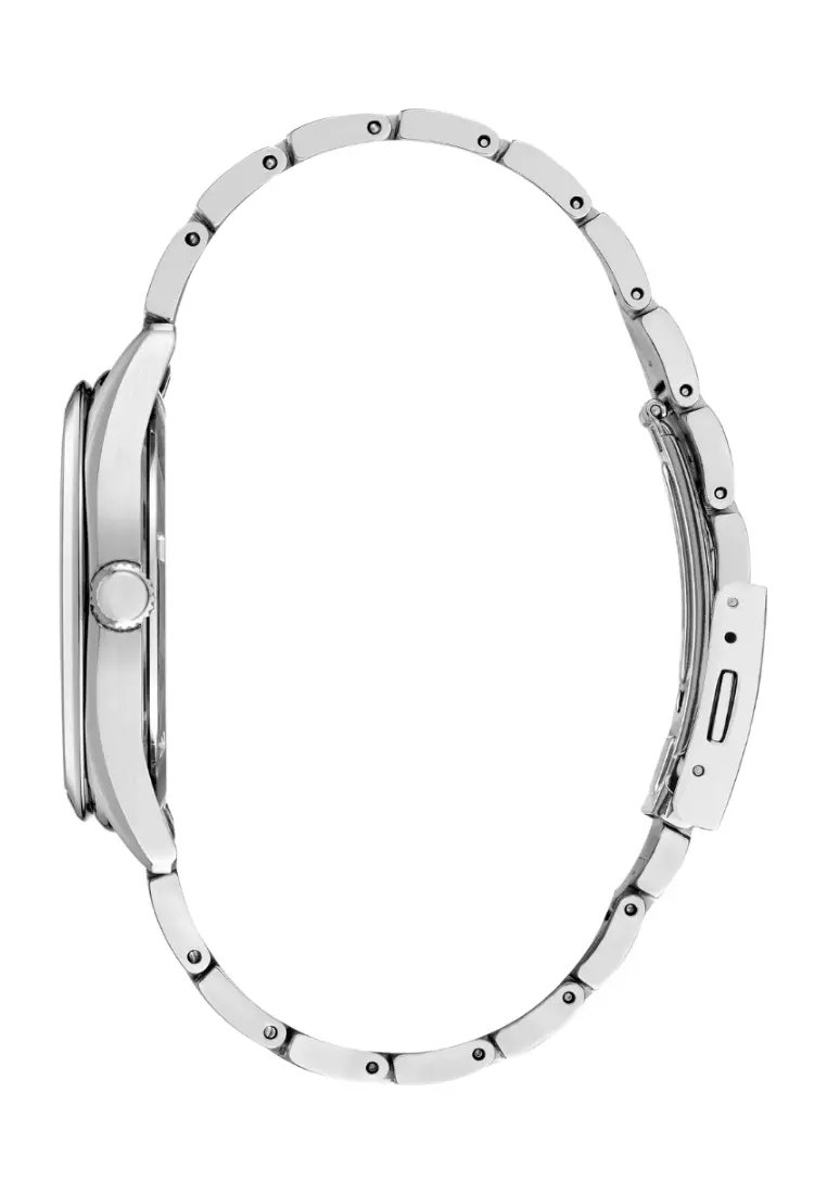 Seiko Gent Essentials Collection Olive Green Sunray Dial Sapphire Crystal Glass Quartz Watch SUR527P1