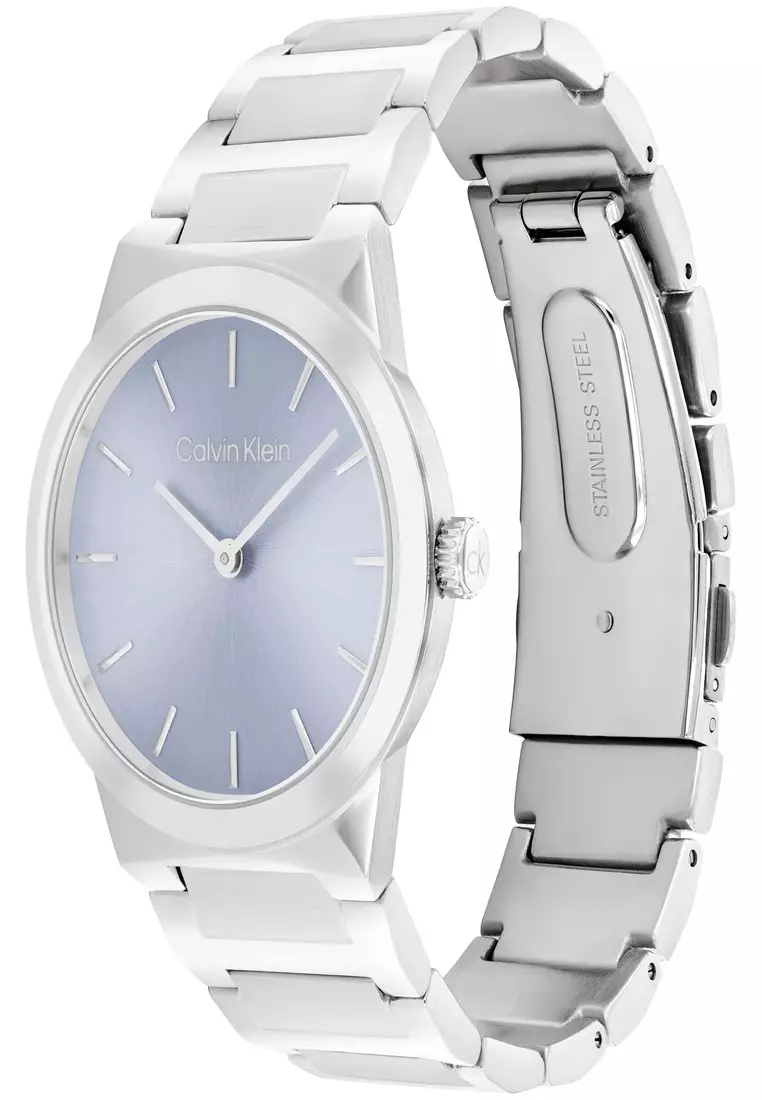 Women's Stainless Steel Light Blue Dial Watch - CK25100081