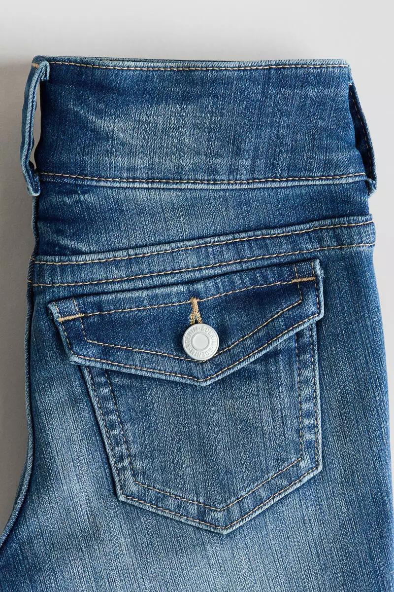 Bootcut Leg Low Jeans