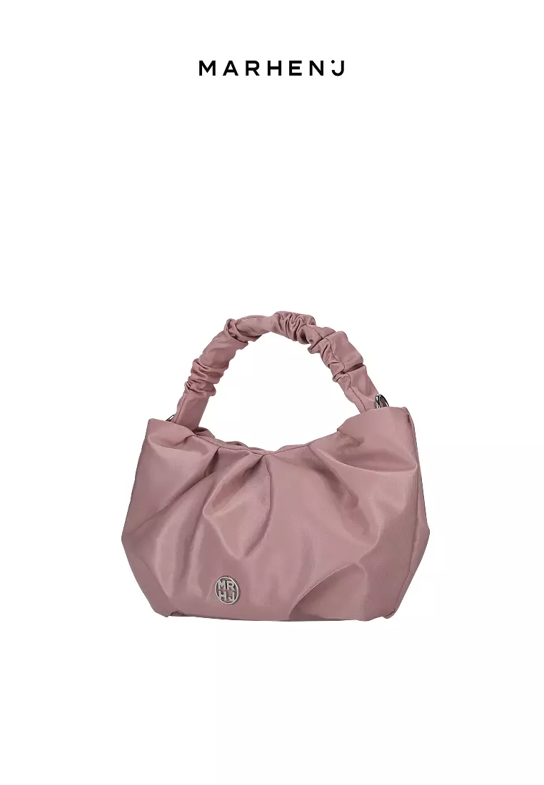 TULIP Nylon Crossbody Bag Deep Pink