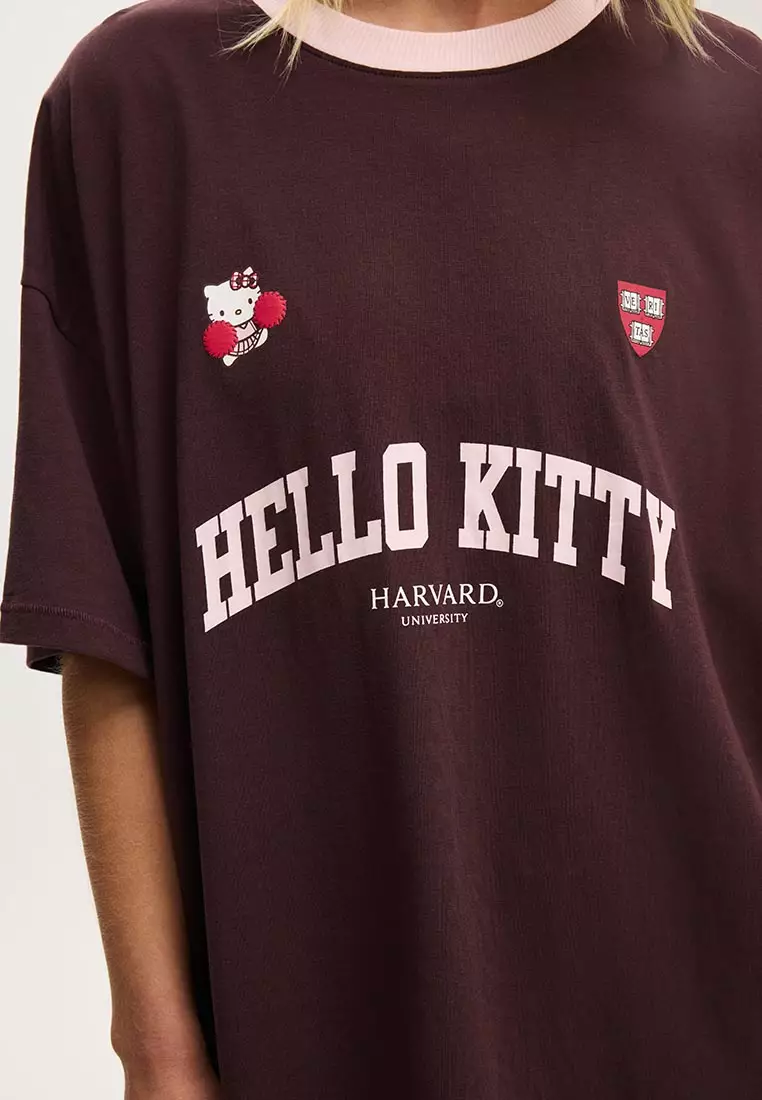 90年代圖案T恤睡裙