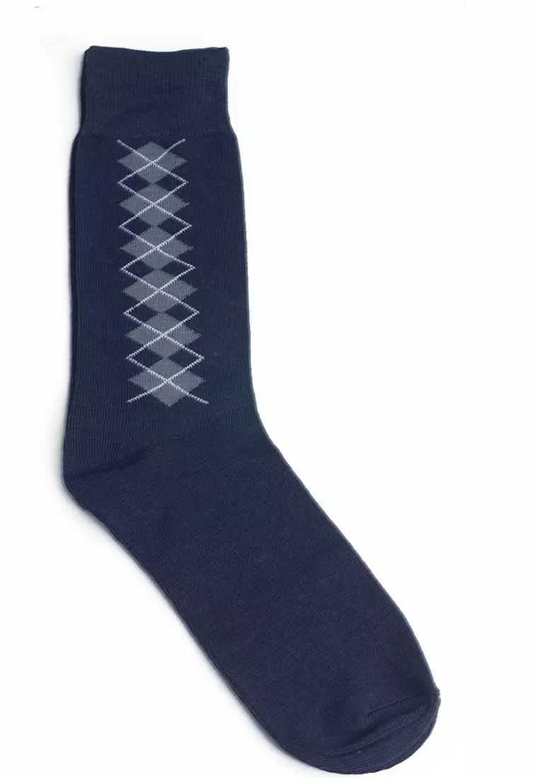 Socks kaos kaki formal panjang pria kerja Formal Socks kotak DD