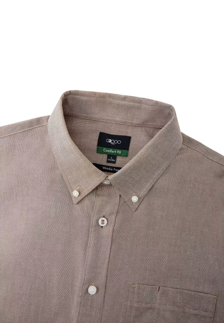 G2000 Wrinkle-Free Comfort Fit Oxford Casual Shirt