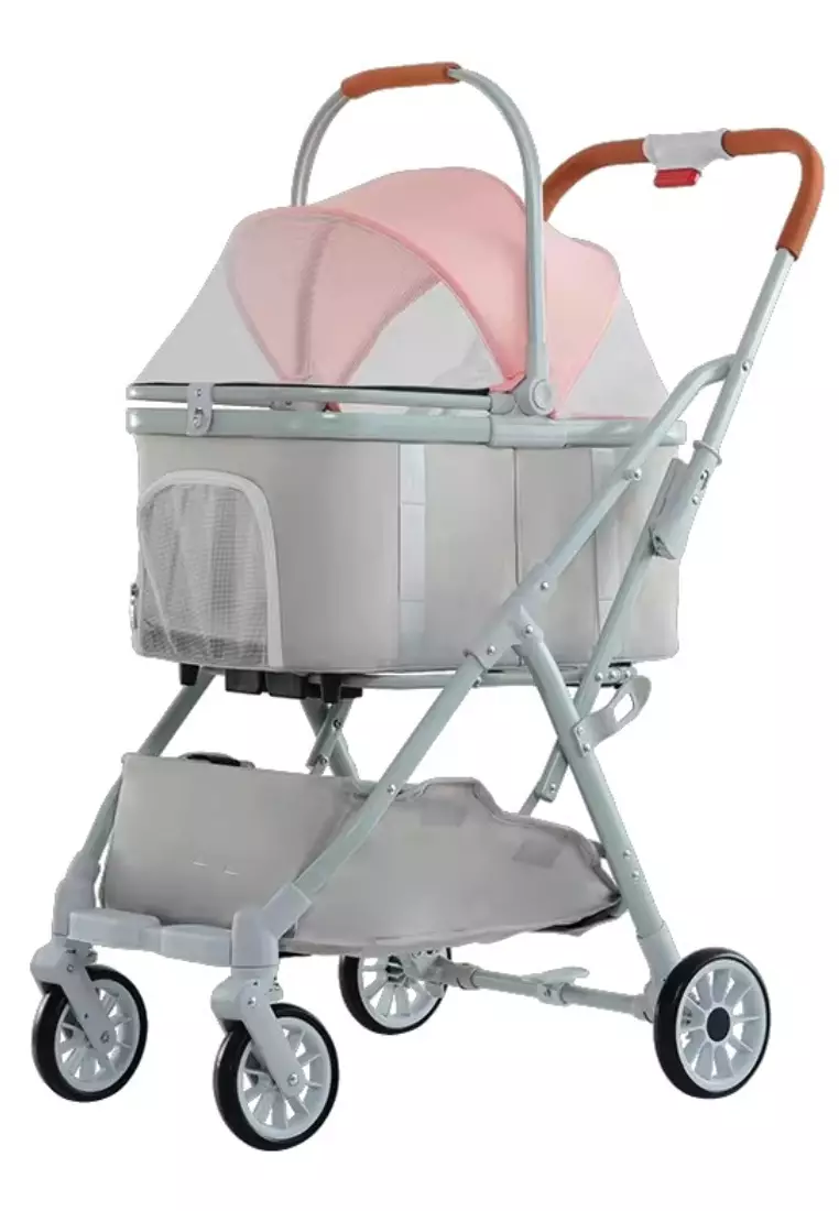 Buy PET THE COMPANY Pet 3in1 Portable Foldable Mobile Carrier Dog Strollers 2024 Online