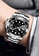 LIGE black and silver LIGE Unisex Classic Diver's Stainless Steel Quartz Watch with turning Bezel on Steel Bracelet 267FDAC849BAACGS_2