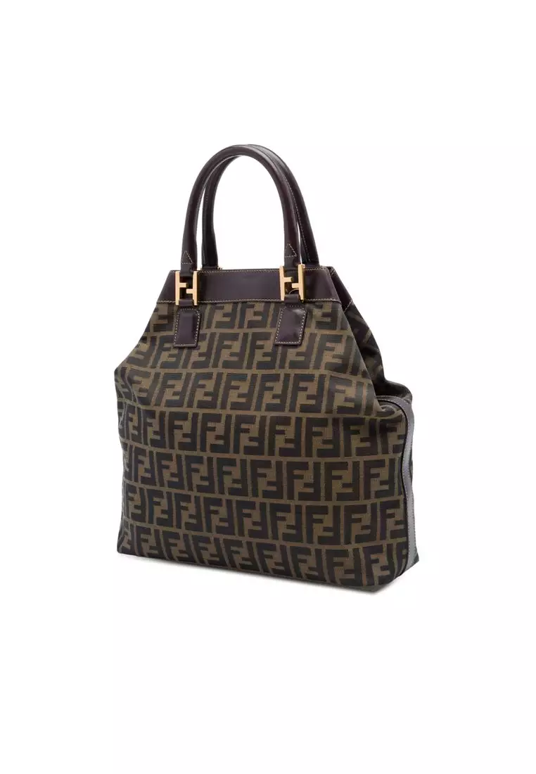 Pre-Loved Fendi Zucca Canvas Tote