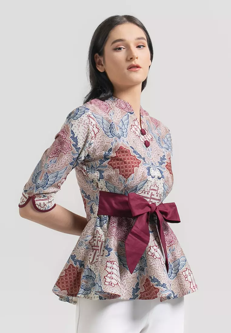Hadinata Batik Wanita Blouse Nayla Gilby
