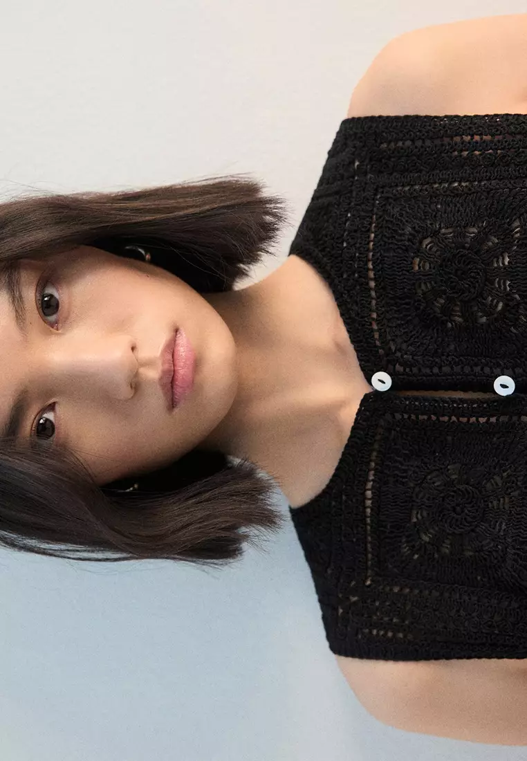 Crochet Top With Buttons