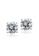 Chomel silver Cubic Zirconia Solitaire Stud Earring CH795AC56DZBSG_1