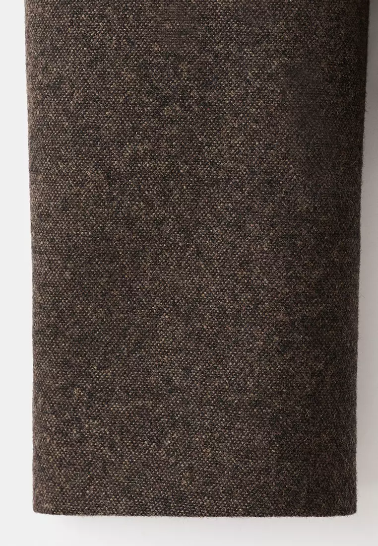 Heathered Wool Suit Blazer