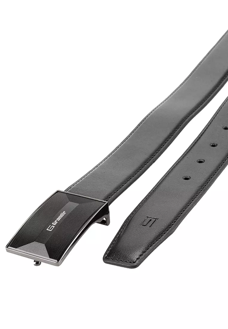 Ikat Pinggang Pira Kulit Sintetis Premium Sabuk Gesper Branded Impor Men Belt Casual F