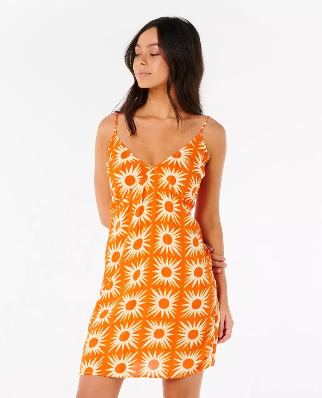 Jual Rip Curl Rip Curl Women Sun Drenched Mini Dress - Orange Original ...