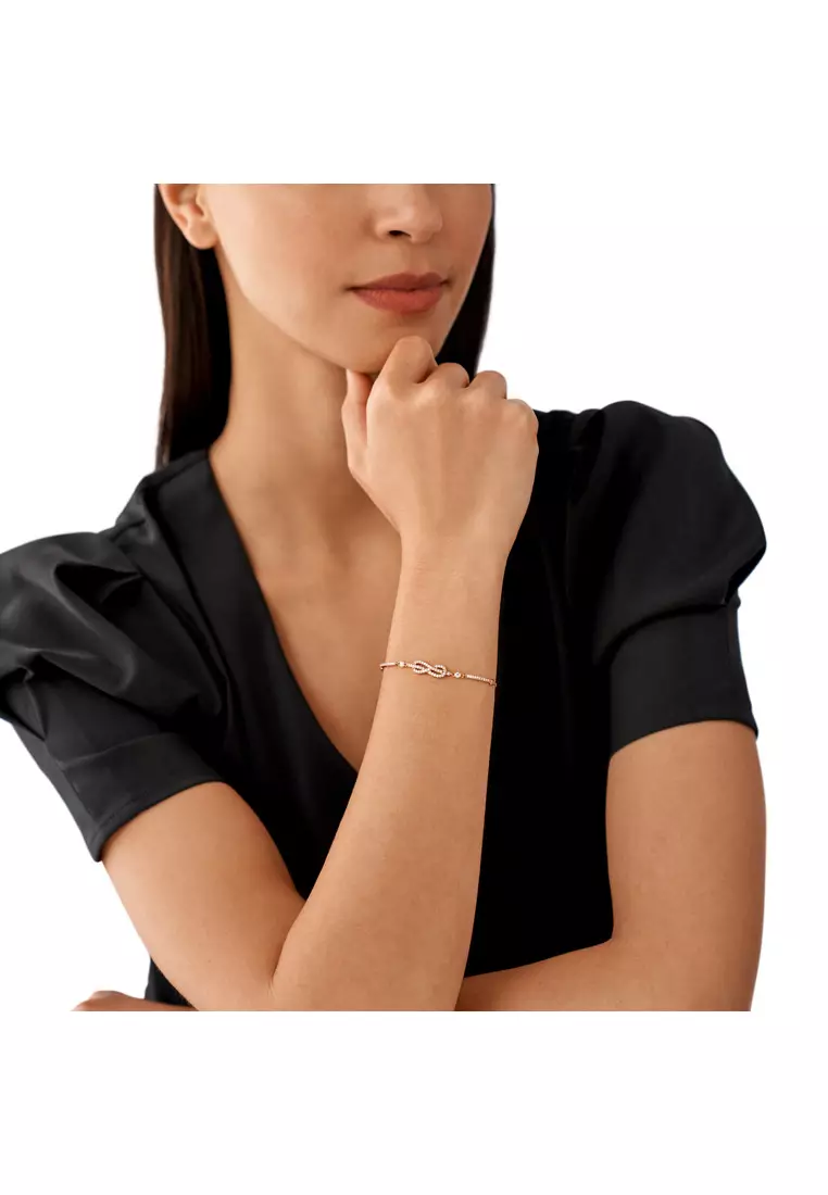 Emporio Armani Rose Gold-Tone Brass Station Bracelet EGS3109221