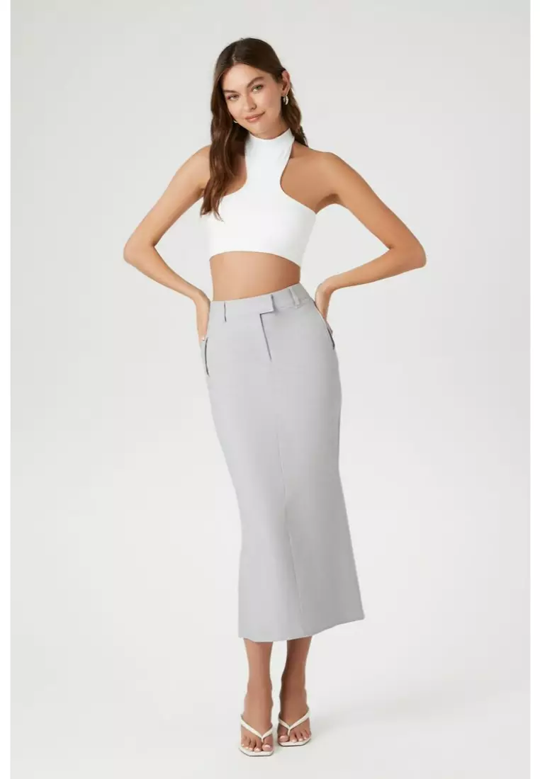 Pleated chiffon maxi sale skirt forever 21