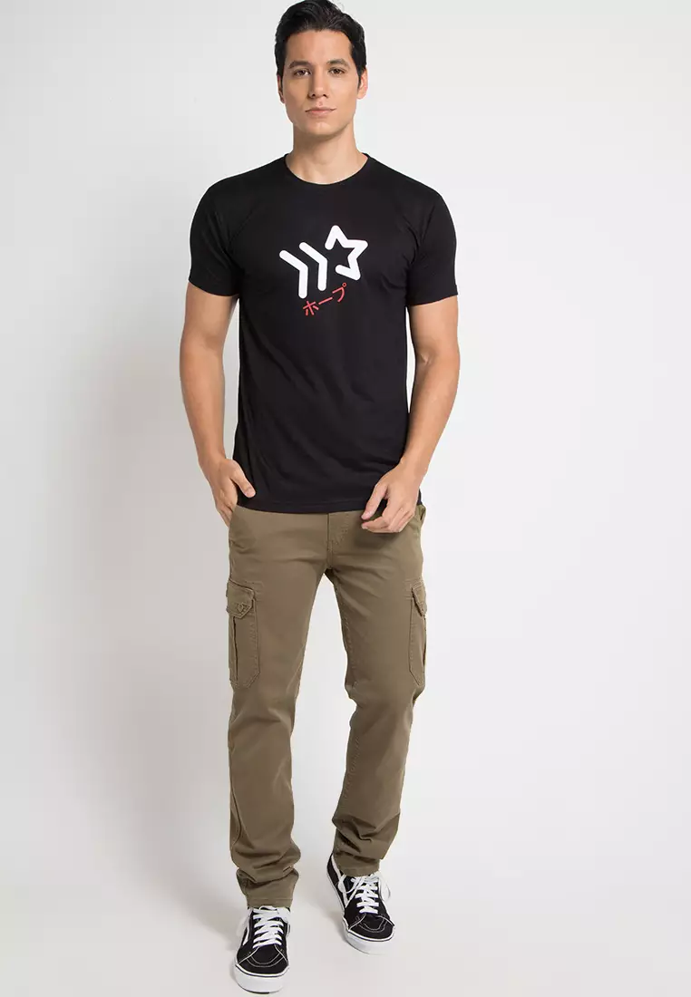 NT233F anti kusut nade star wh-rd blk