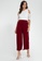 Ashley Collection red Elastic Waist Square Pants 550DAAA52651B1GS_5