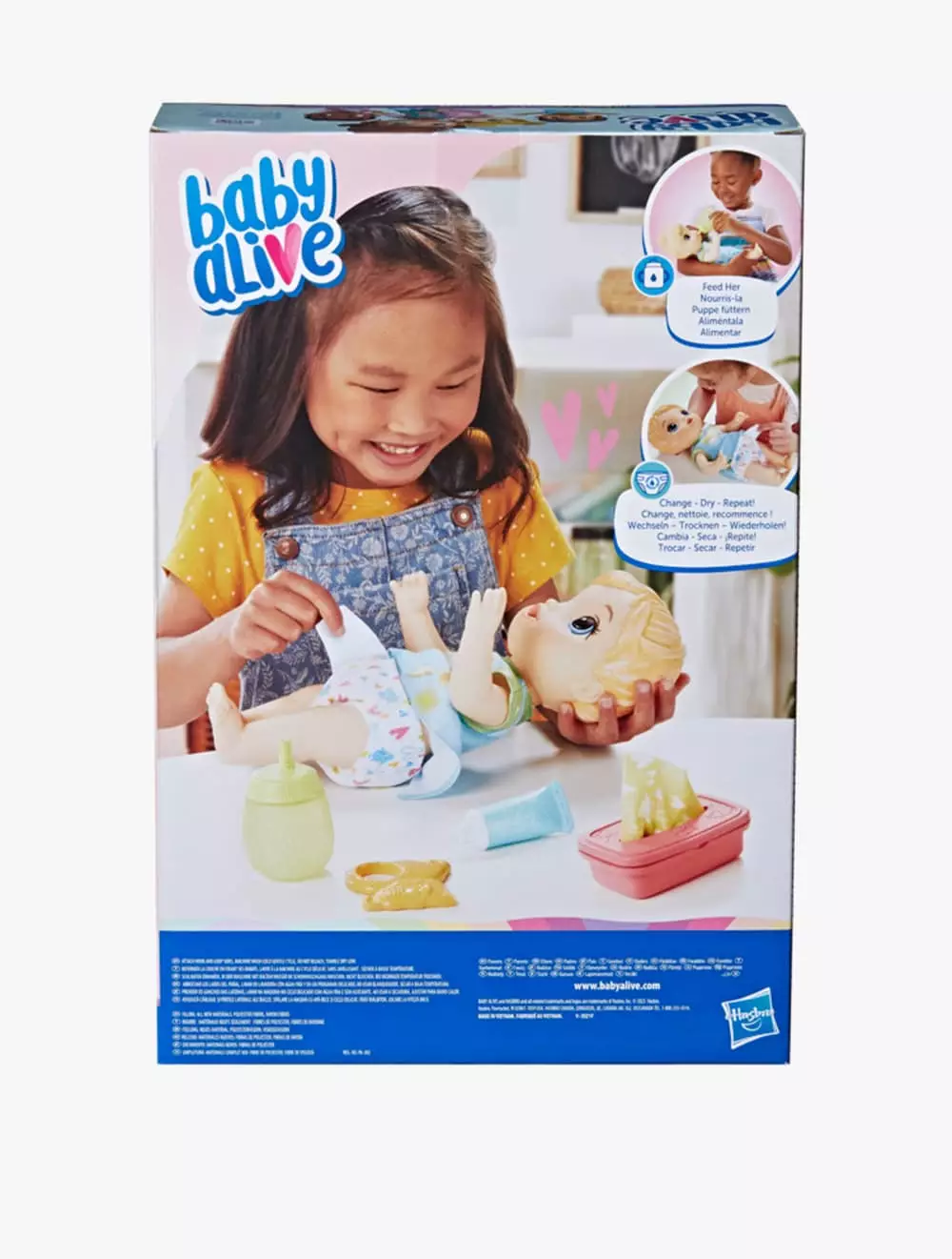 Baby Alive Change ‘n Play Baby Doll, Blonde Hair - BYAF4150