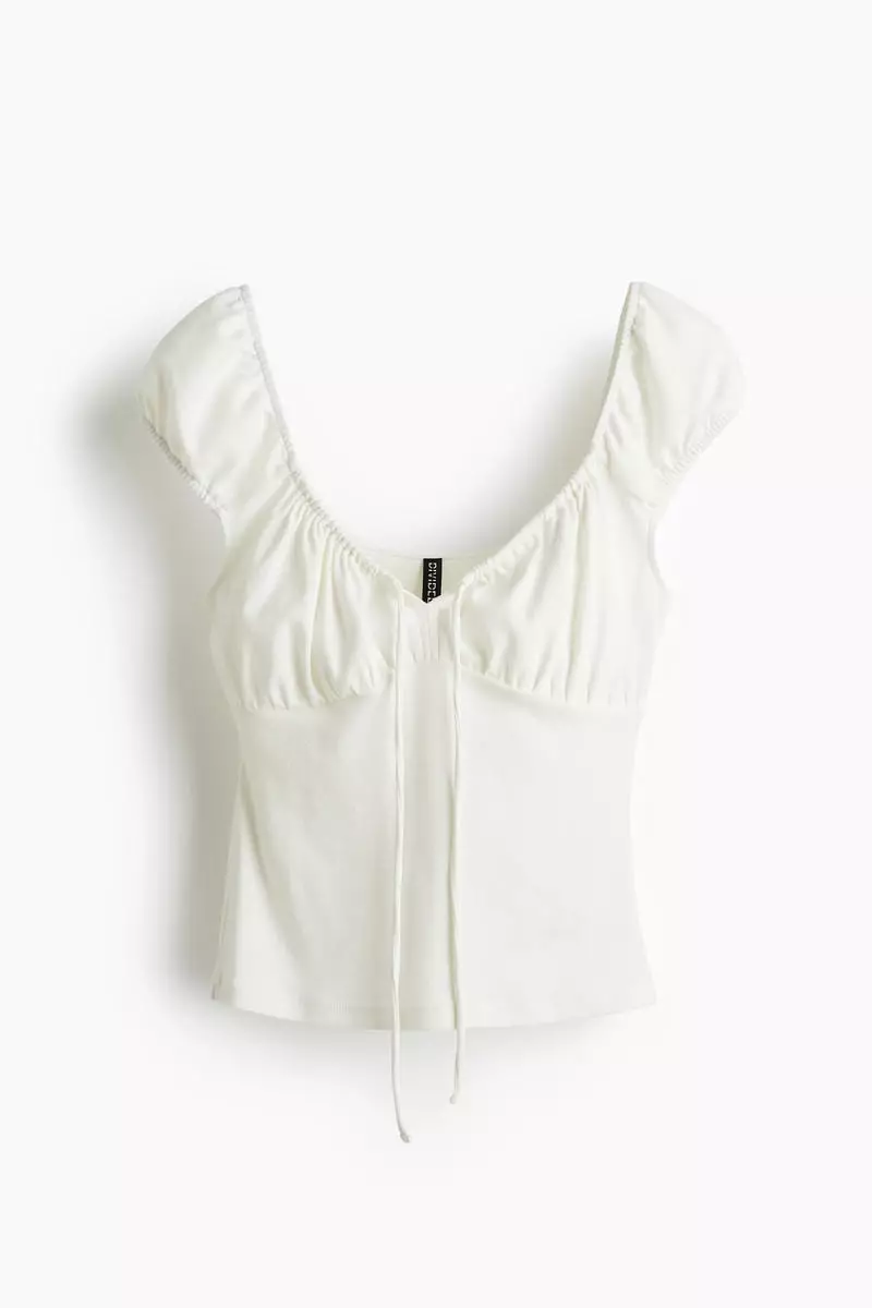 Buy H&M Drawstring-detail top 2026 Online | ZALORA
