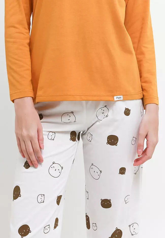 Pyjama Long Sleeve Long Pants Pants Sleepwear