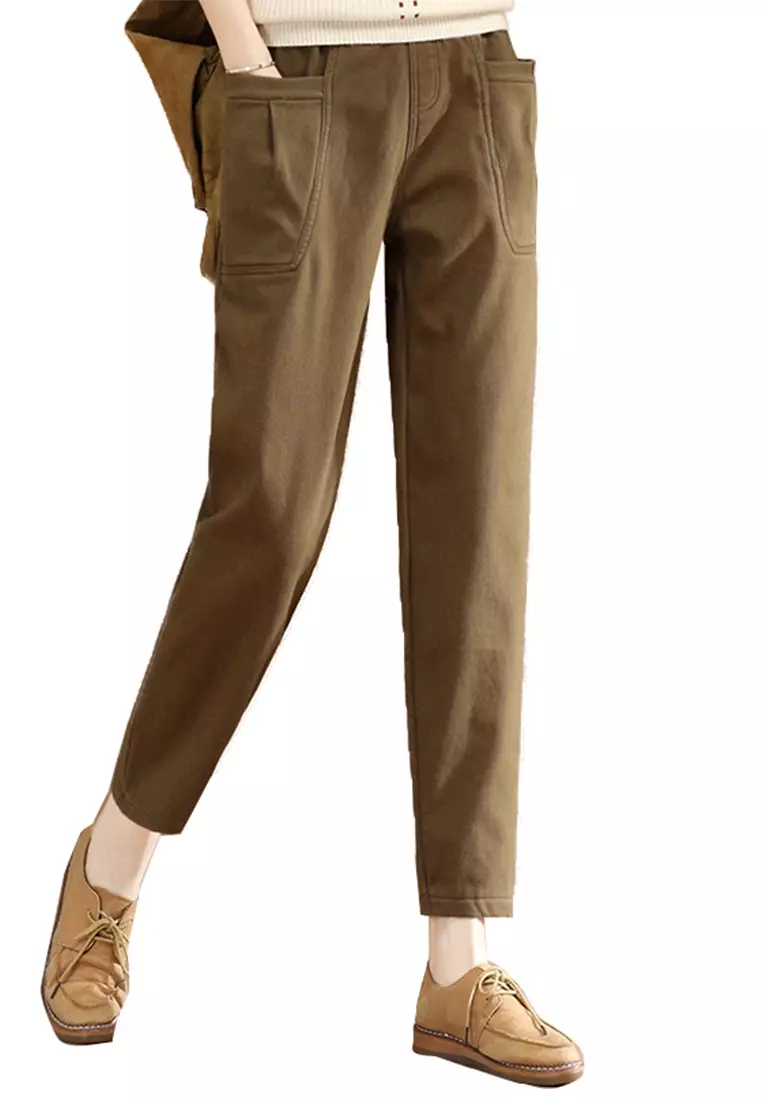 Girls plus size outlet khaki pants