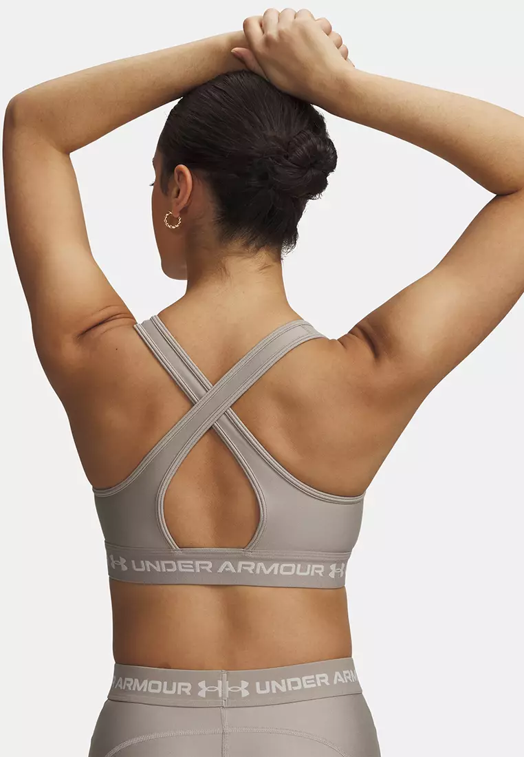 交叉背帶中度支撐胸圍