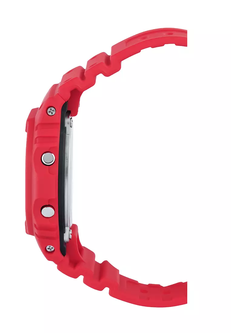 Casio G-Shock DW-5600EP-4D Red Resin Band - Jam Tangan Digital Pria