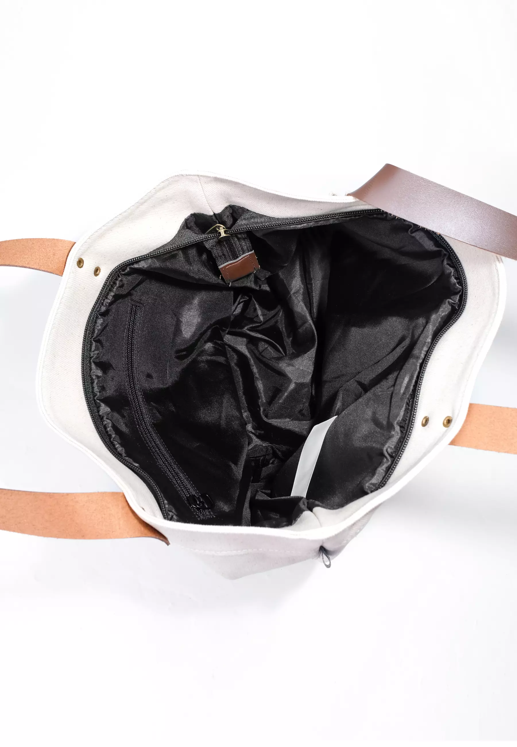 Tas Tote Bag Wanita Penutup Resleting - Kato Series