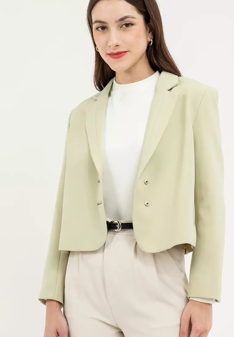 Short Relaxed Fit Blazer