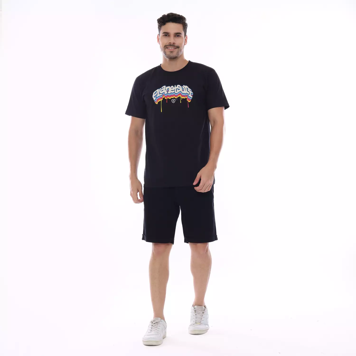 Planet Surf Clothing Celana Pendek Denim Pria Damit Men Walkshort Denim 231B Planet Surf