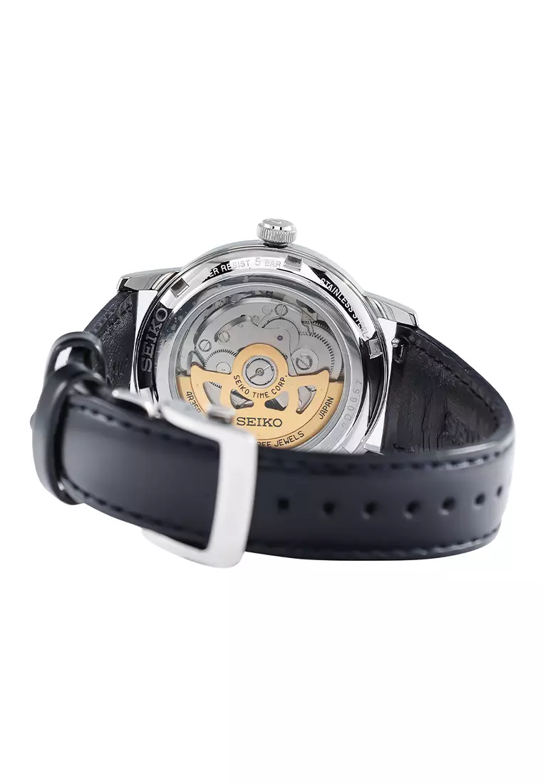 Seiko Presage Cocktail - Jam Tangan Automatic Pria - Manhattan Blue - SRPE43J1