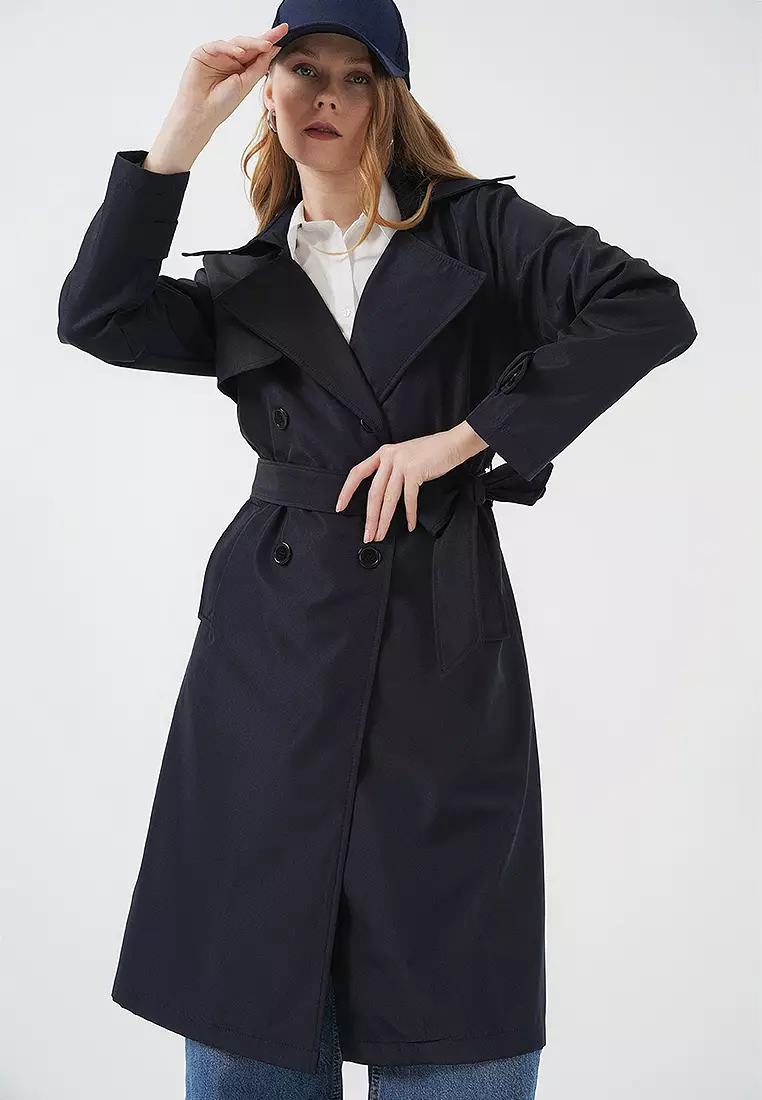 Double Breasted Trench Coat