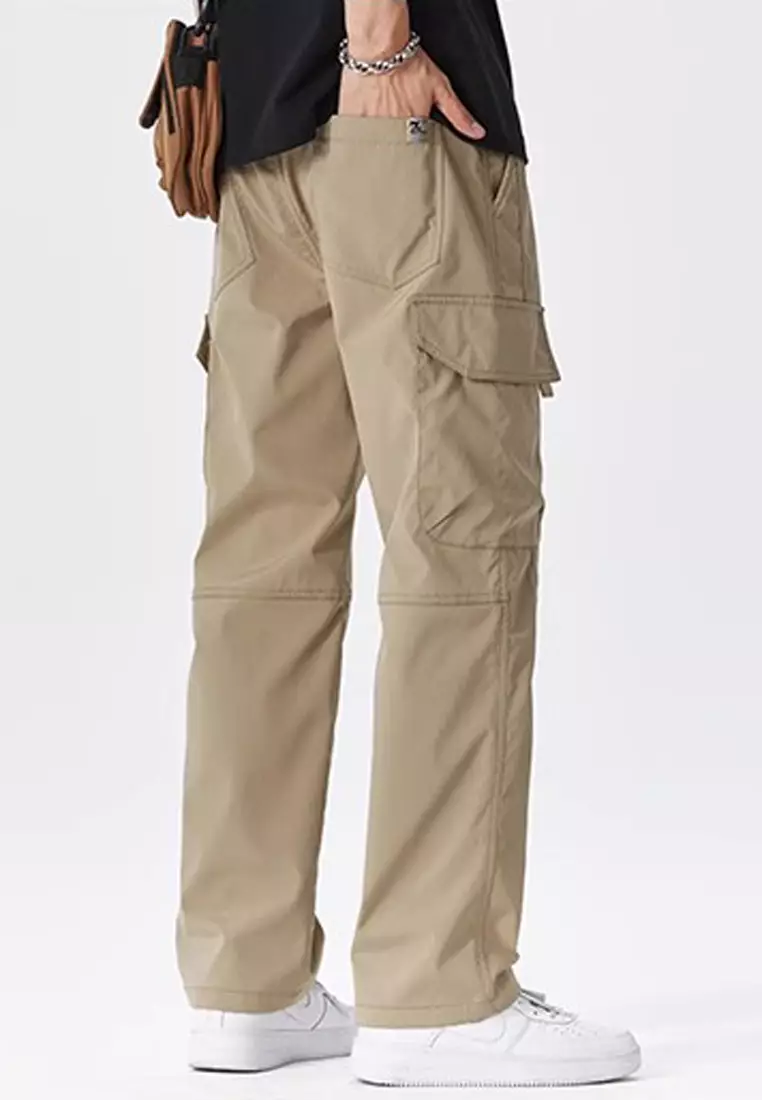 Drawstring Casual Cargo Pants