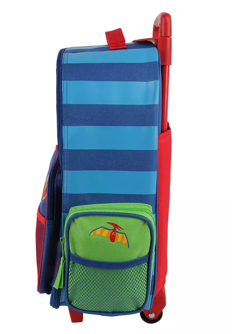 Trolley Bag with Lunch Bag for Kids Dino Red Lunch Pal