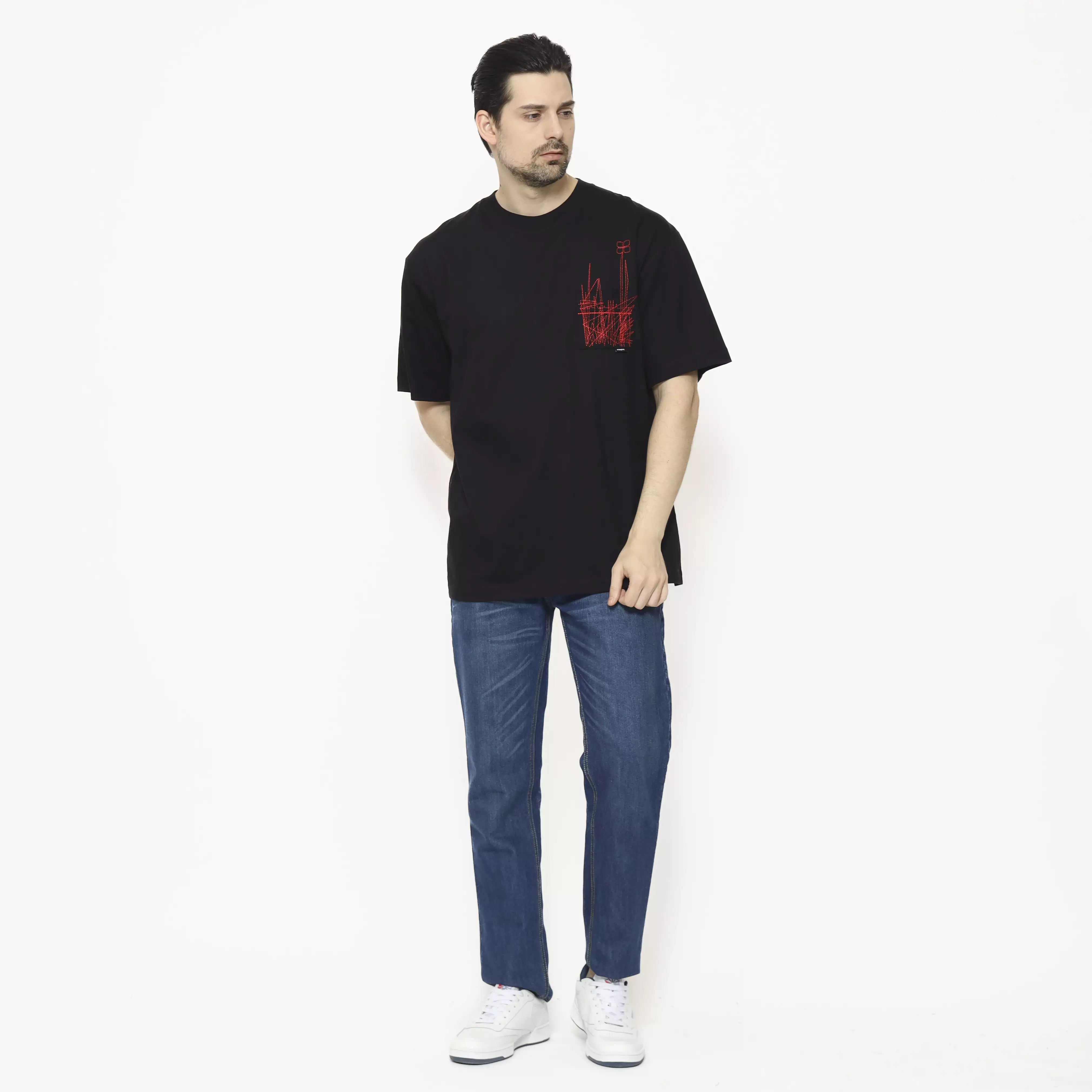 Insight Kaos lengan pendek Pria Juniper Oversize Planet Surf