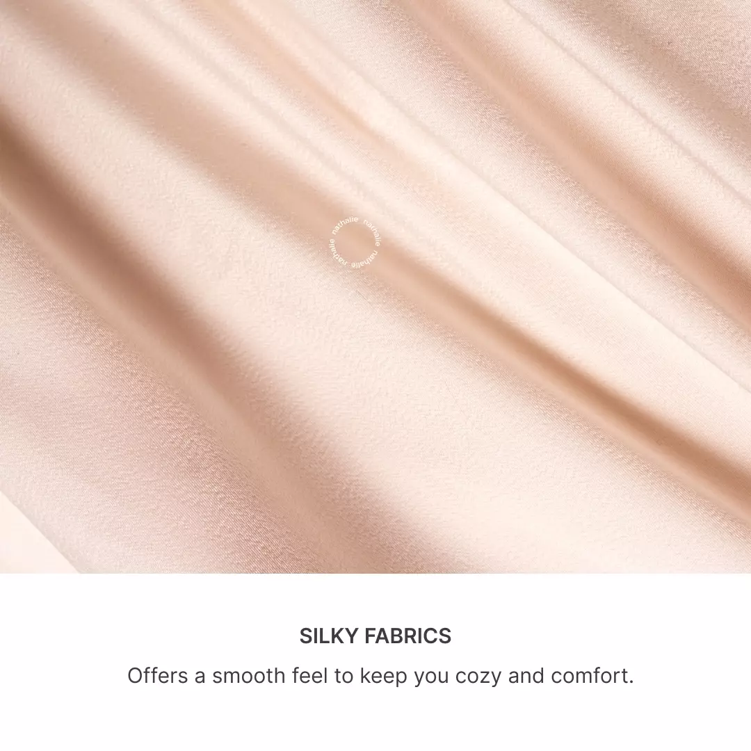 Nathalie Celana Panjang Satin NTC 3521 - Hitam