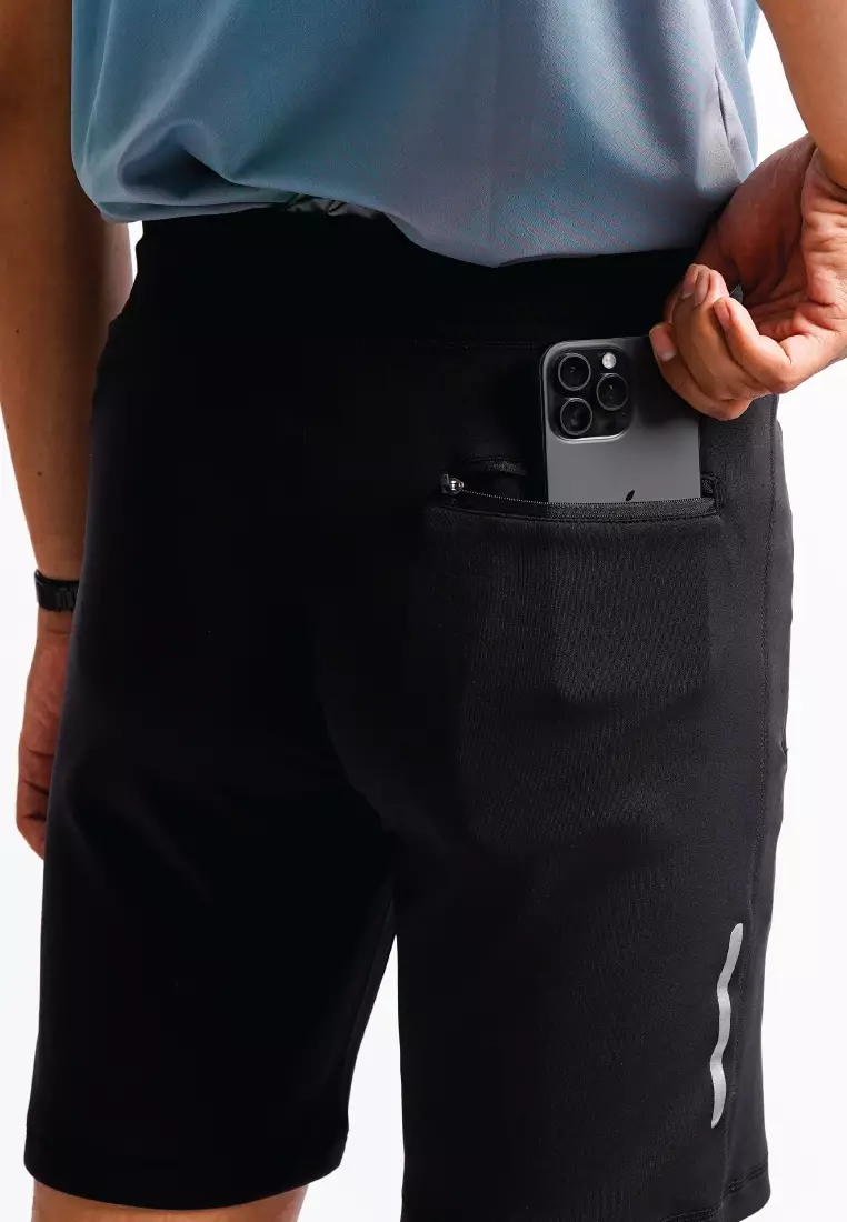 Tiento Celana Training Olahraga Pria Selutut Half Pants Sport Men Lari Gym Running Sepeda