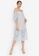 ZALORA OCCASION blue Cold-Shoulder Corded Lace Midi Dress 4579BAAEE7529AGS_4