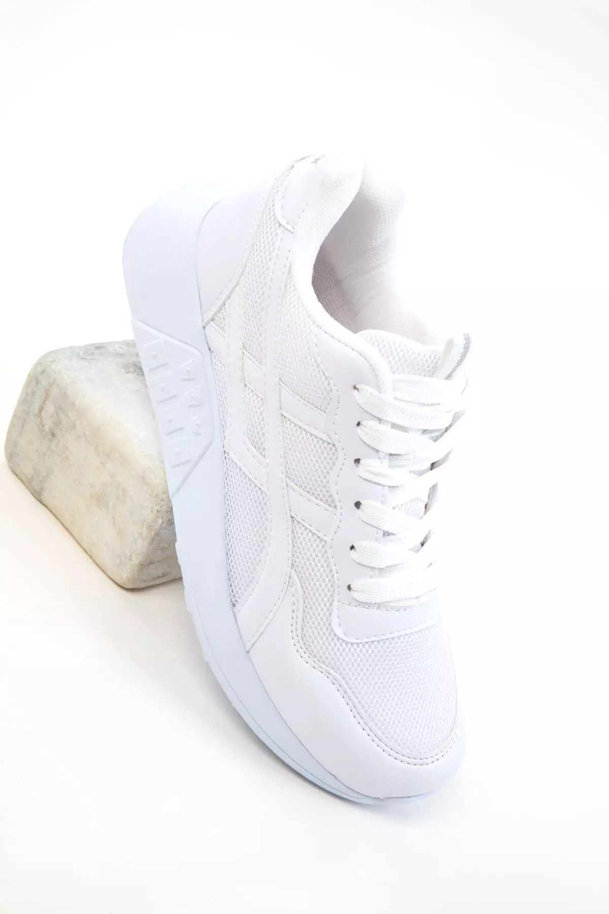 White Women's Sneaker 20654