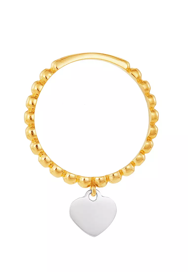 HABIB Oro Italia 916 Yellow and White Gold Ring GR47100921(YW)-BI (22K Gold)